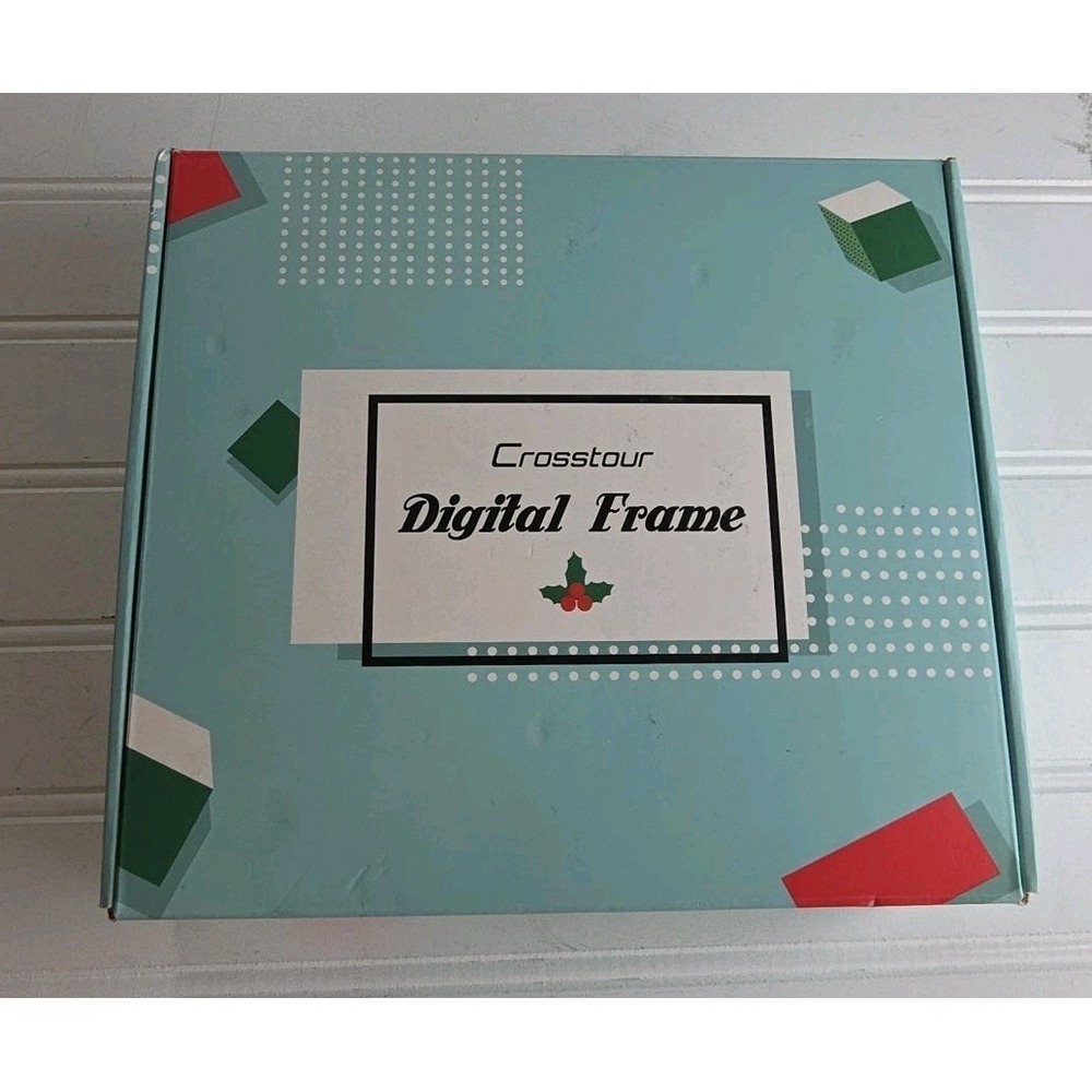 CROSSTOUR F900 DIGITAL PICTURE FRAME ( 8'') REMOTE OPEN BOX
